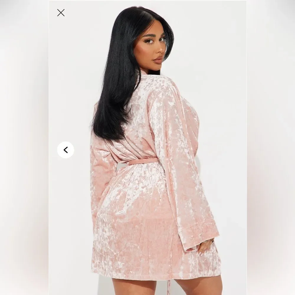 RACHEL VELVET LUXE PJ ROBE SET